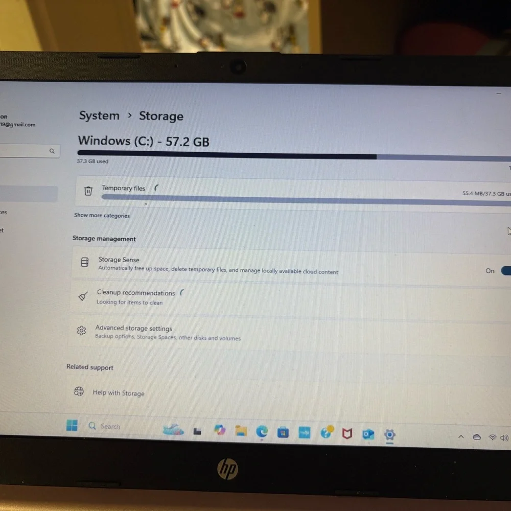 HP Rose Gold Laptop